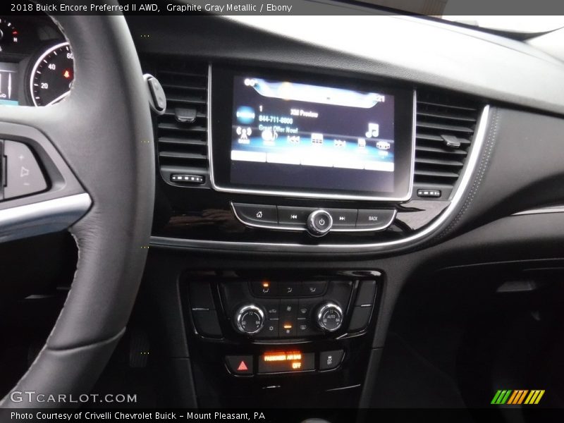 Graphite Gray Metallic / Ebony 2018 Buick Encore Preferred II AWD