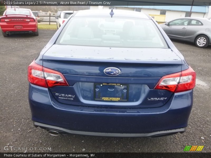 Abyss Blue Pearl / Titanium Gray 2019 Subaru Legacy 2.5i Premium