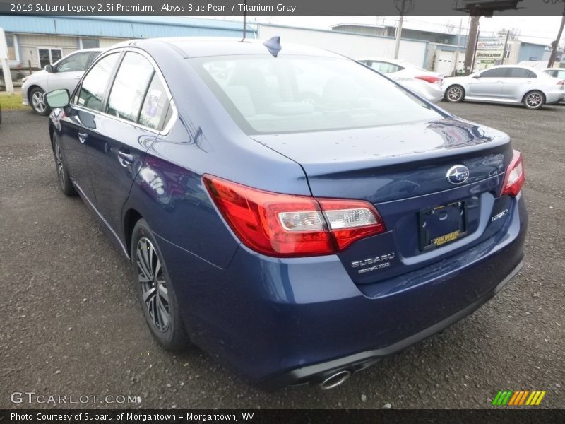 Abyss Blue Pearl / Titanium Gray 2019 Subaru Legacy 2.5i Premium