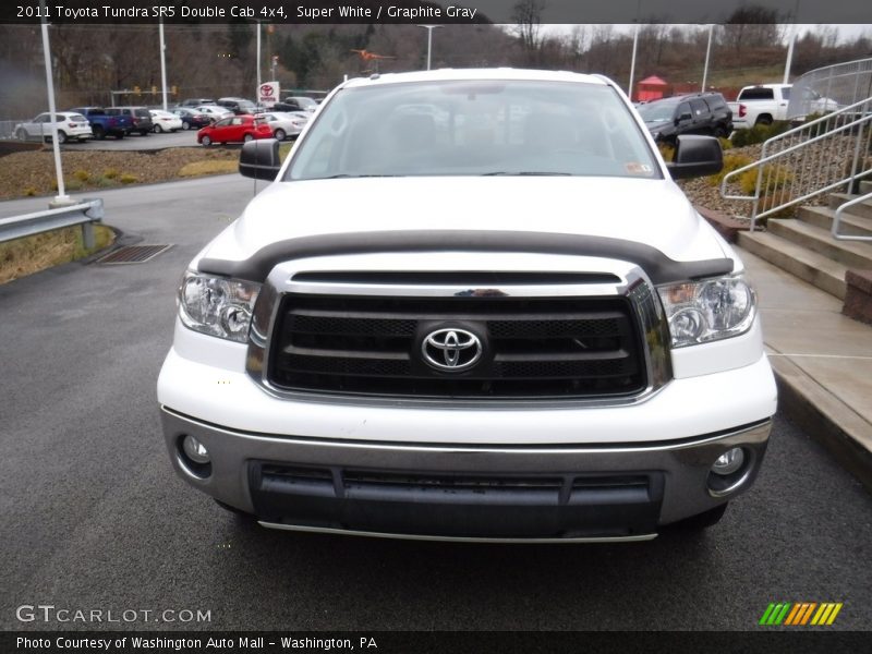 Super White / Graphite Gray 2011 Toyota Tundra SR5 Double Cab 4x4