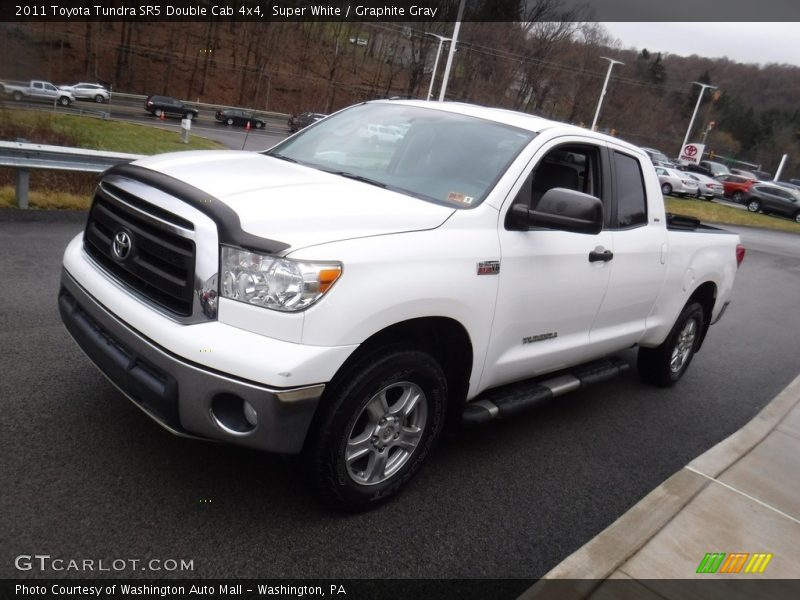 Super White / Graphite Gray 2011 Toyota Tundra SR5 Double Cab 4x4