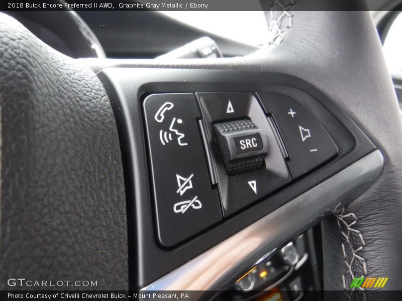 Graphite Gray Metallic / Ebony 2018 Buick Encore Preferred II AWD