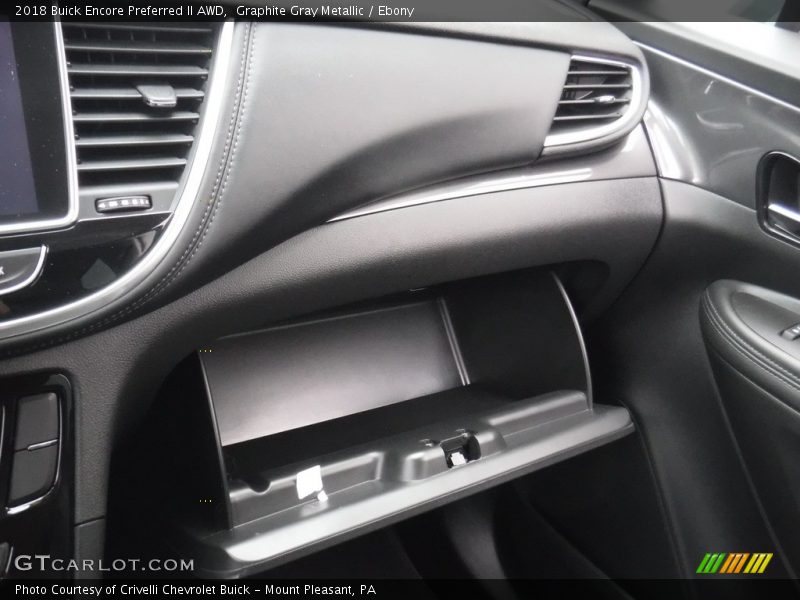 Graphite Gray Metallic / Ebony 2018 Buick Encore Preferred II AWD