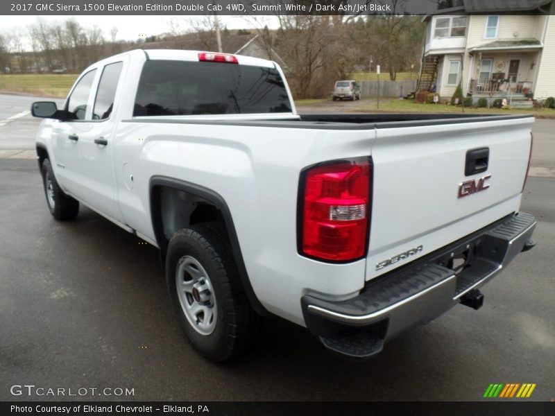 Summit White / Dark Ash/Jet Black 2017 GMC Sierra 1500 Elevation Edition Double Cab 4WD