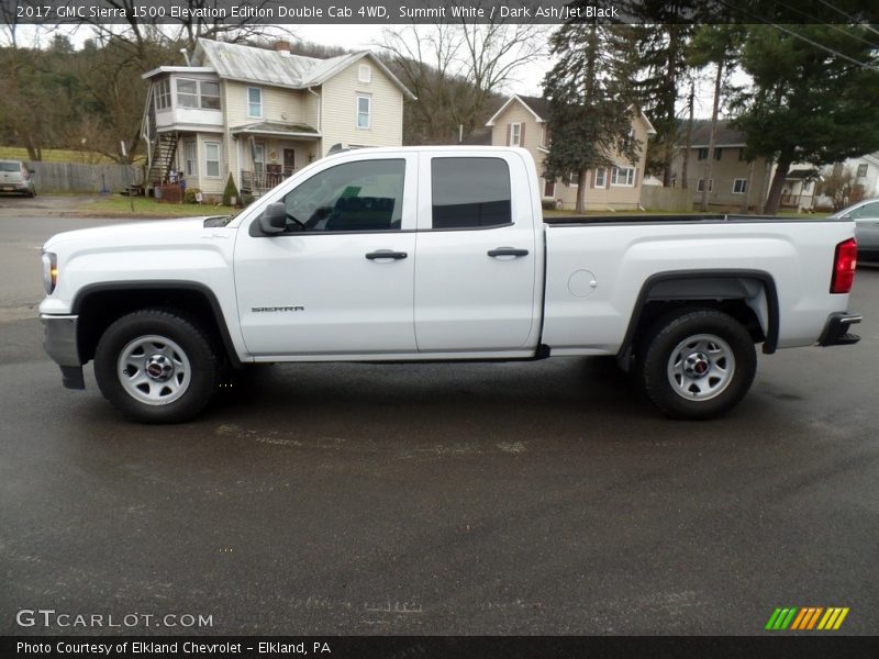 Summit White / Dark Ash/Jet Black 2017 GMC Sierra 1500 Elevation Edition Double Cab 4WD