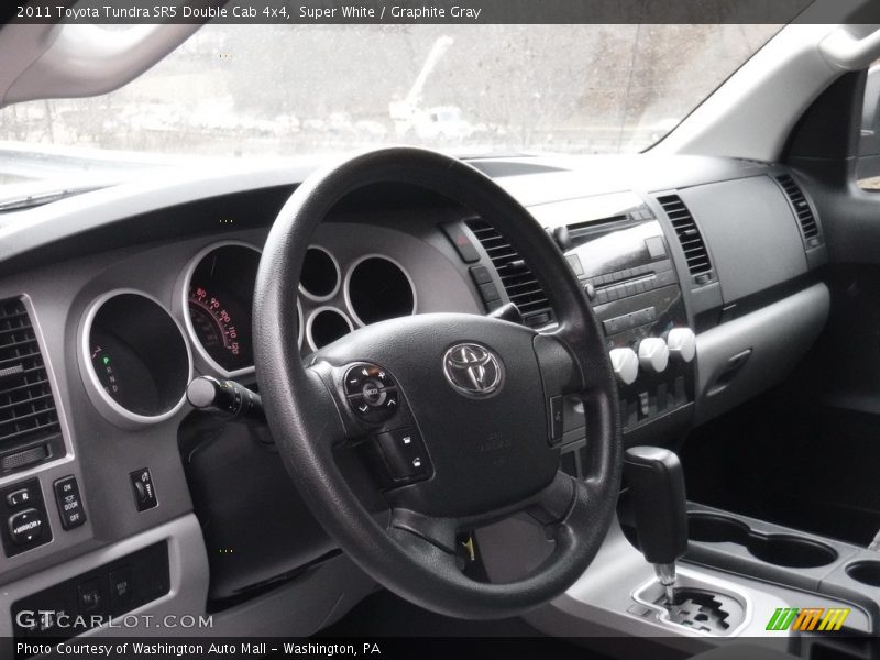 Super White / Graphite Gray 2011 Toyota Tundra SR5 Double Cab 4x4
