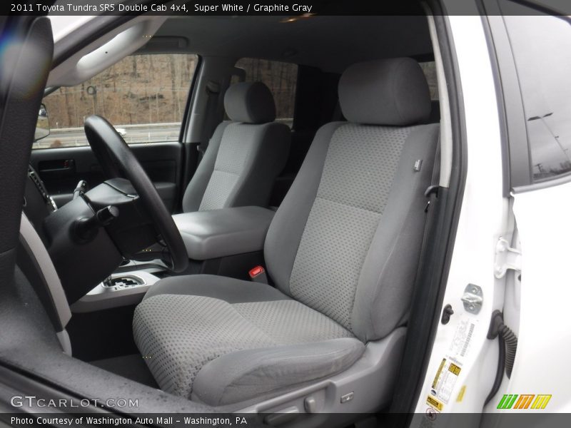 Super White / Graphite Gray 2011 Toyota Tundra SR5 Double Cab 4x4