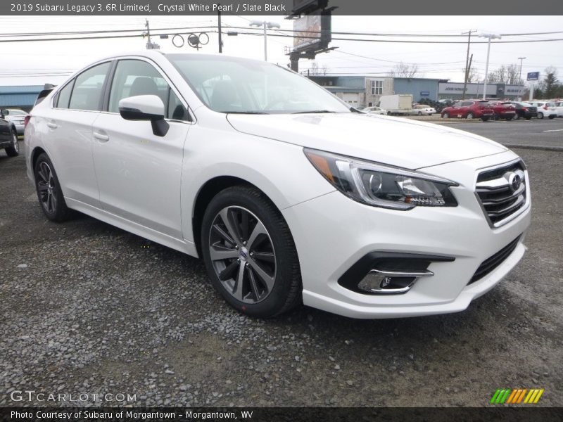 Crystal White Pearl / Slate Black 2019 Subaru Legacy 3.6R Limited