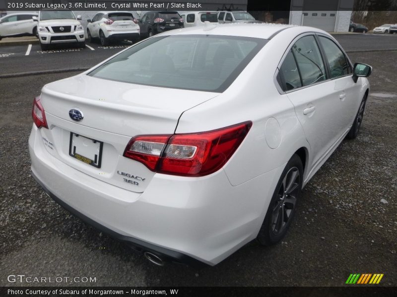 Crystal White Pearl / Slate Black 2019 Subaru Legacy 3.6R Limited