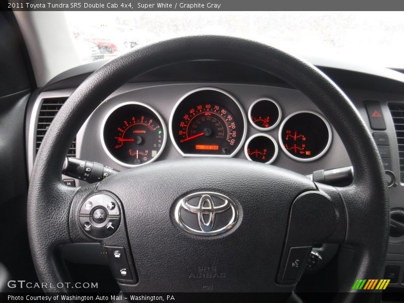 Super White / Graphite Gray 2011 Toyota Tundra SR5 Double Cab 4x4