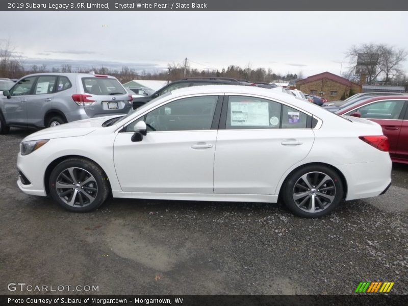 Crystal White Pearl / Slate Black 2019 Subaru Legacy 3.6R Limited