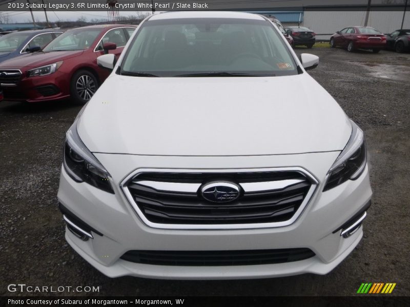 Crystal White Pearl / Slate Black 2019 Subaru Legacy 3.6R Limited