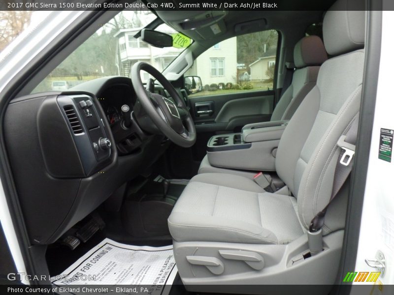 Summit White / Dark Ash/Jet Black 2017 GMC Sierra 1500 Elevation Edition Double Cab 4WD