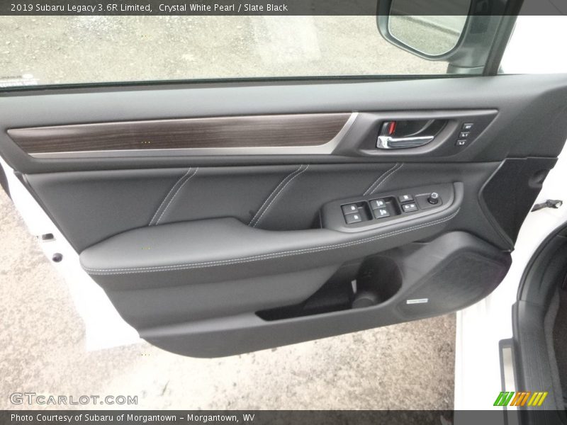 Crystal White Pearl / Slate Black 2019 Subaru Legacy 3.6R Limited