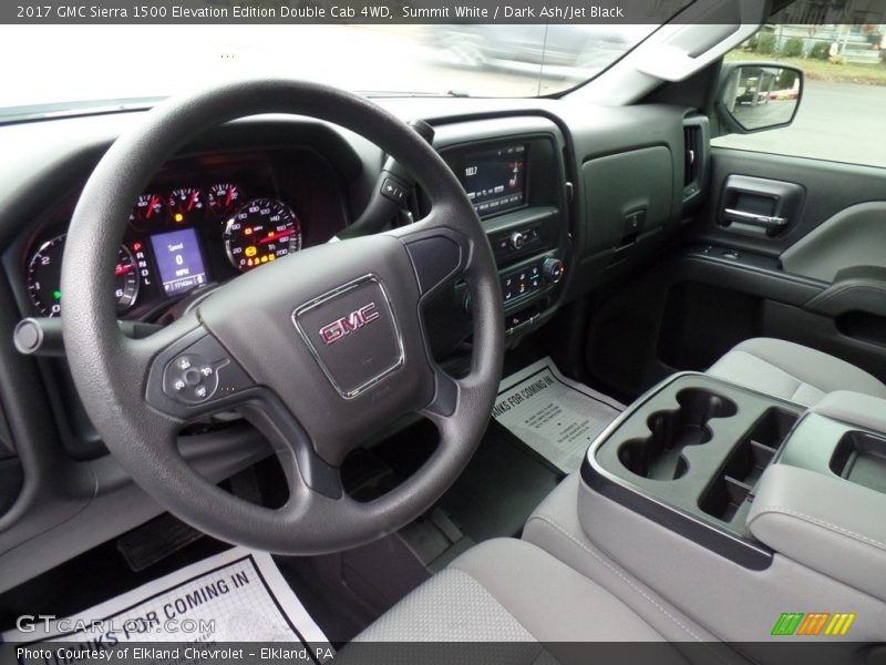 Summit White / Dark Ash/Jet Black 2017 GMC Sierra 1500 Elevation Edition Double Cab 4WD