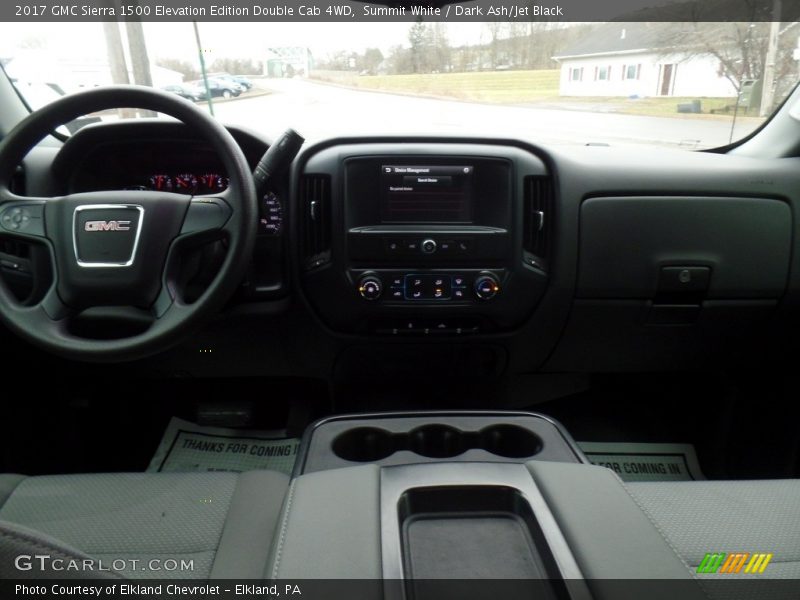 Summit White / Dark Ash/Jet Black 2017 GMC Sierra 1500 Elevation Edition Double Cab 4WD