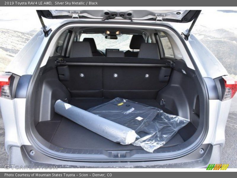 Silver Sky Metallic / Black 2019 Toyota RAV4 LE AWD