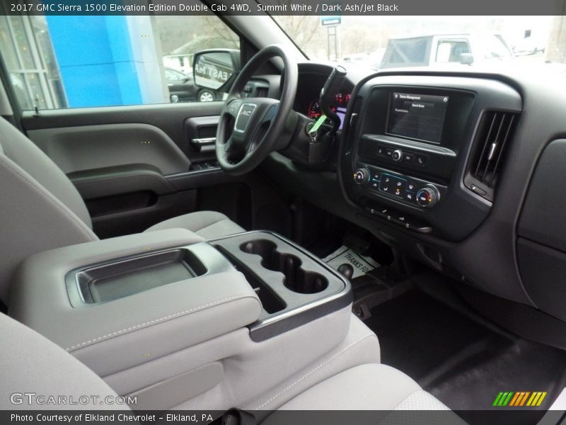 Summit White / Dark Ash/Jet Black 2017 GMC Sierra 1500 Elevation Edition Double Cab 4WD