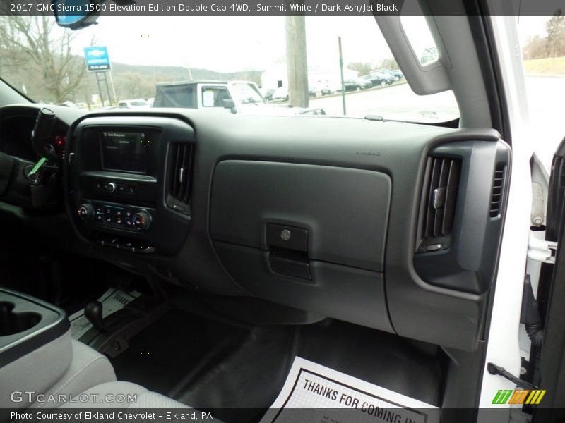 Summit White / Dark Ash/Jet Black 2017 GMC Sierra 1500 Elevation Edition Double Cab 4WD