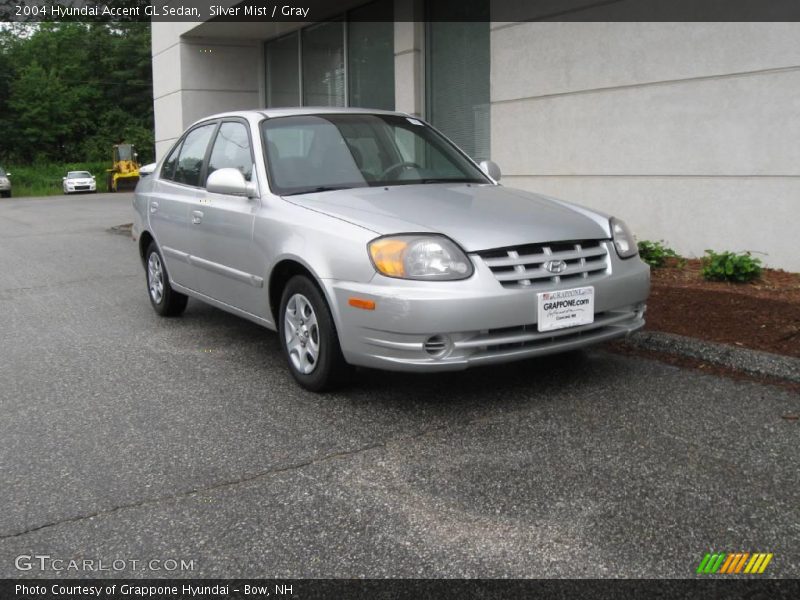 Silver Mist / Gray 2004 Hyundai Accent GL Sedan