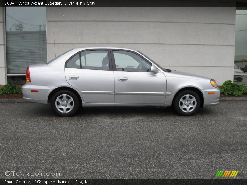 Silver Mist / Gray 2004 Hyundai Accent GL Sedan