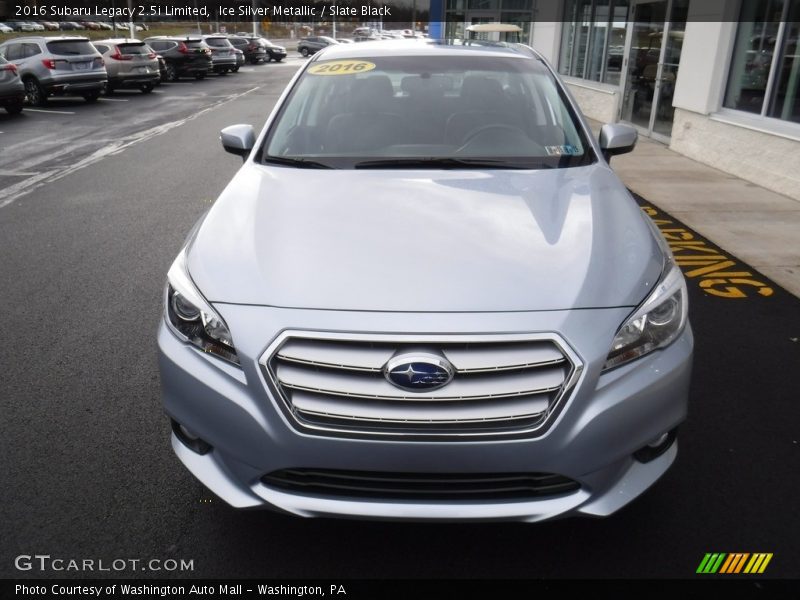 Ice Silver Metallic / Slate Black 2016 Subaru Legacy 2.5i Limited
