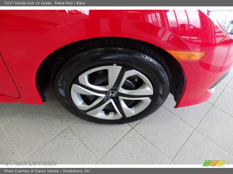 Rallye Red / Black 2017 Honda Civic LX Sedan