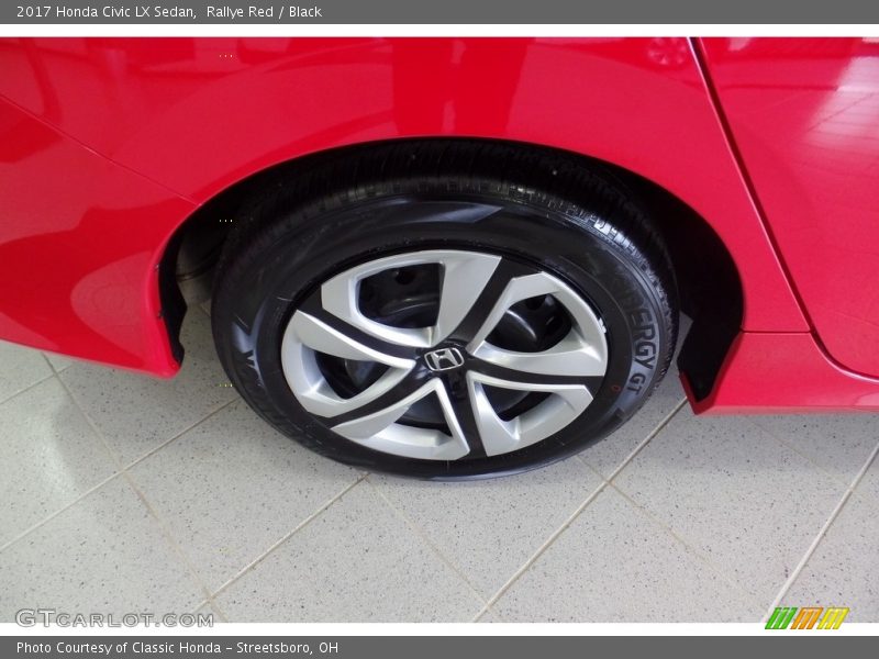 Rallye Red / Black 2017 Honda Civic LX Sedan