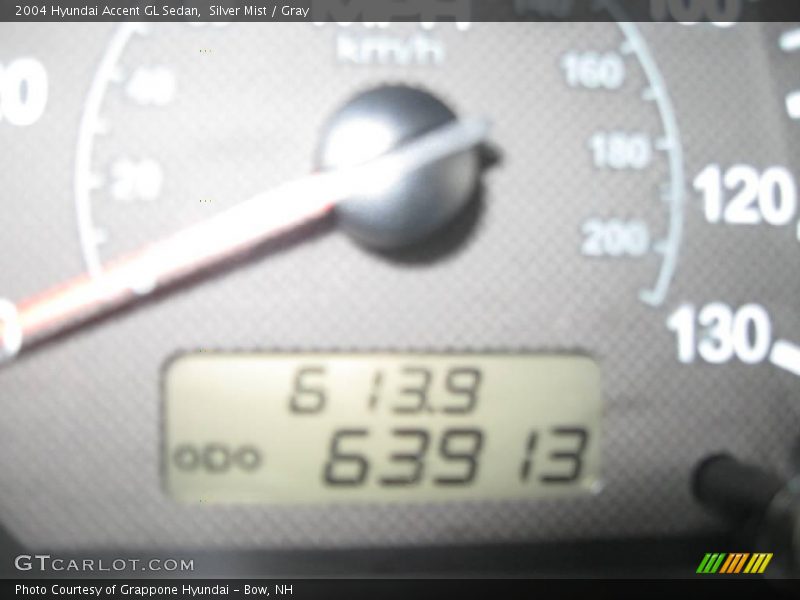 Silver Mist / Gray 2004 Hyundai Accent GL Sedan