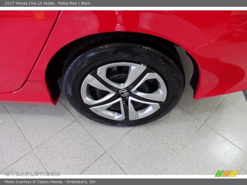 Rallye Red / Black 2017 Honda Civic LX Sedan