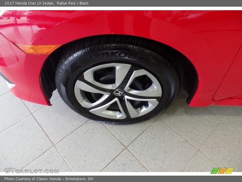 Rallye Red / Black 2017 Honda Civic LX Sedan