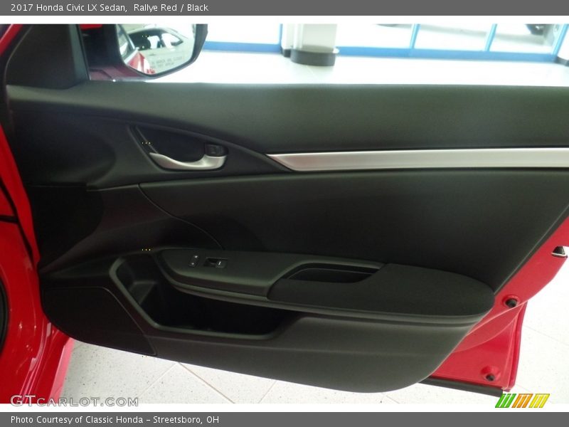 Rallye Red / Black 2017 Honda Civic LX Sedan