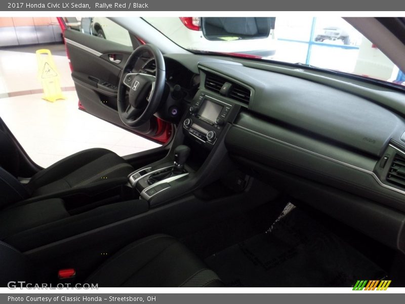 Rallye Red / Black 2017 Honda Civic LX Sedan