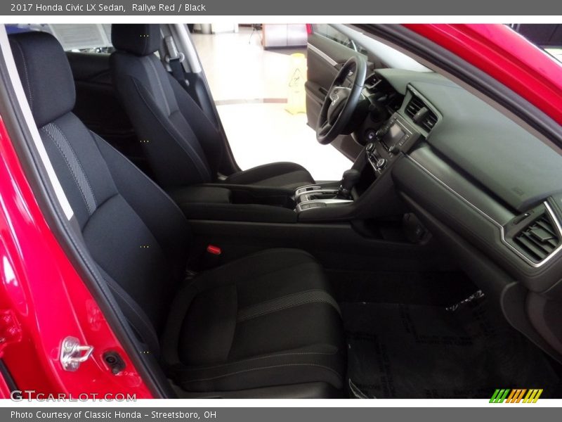 Rallye Red / Black 2017 Honda Civic LX Sedan