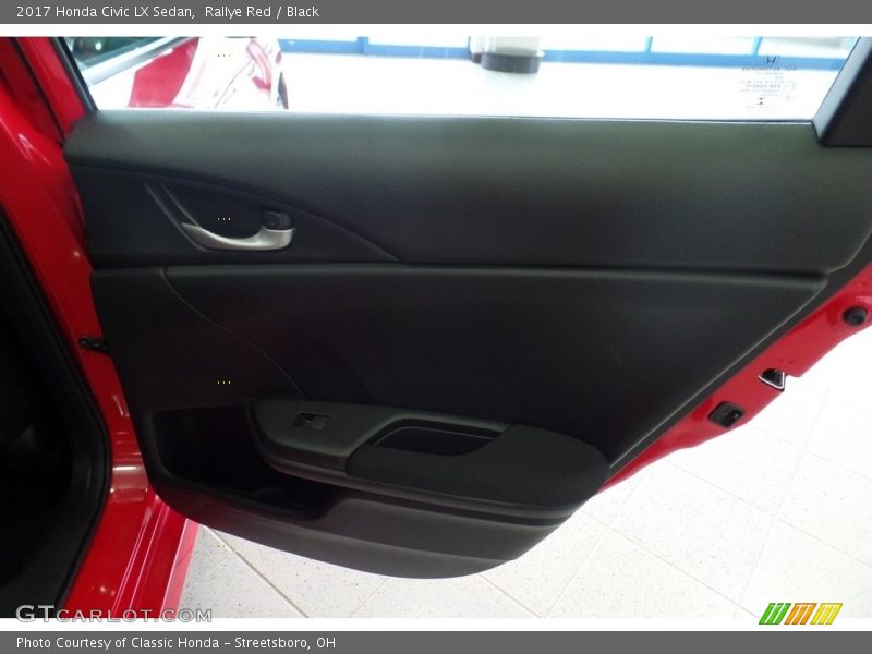 Rallye Red / Black 2017 Honda Civic LX Sedan