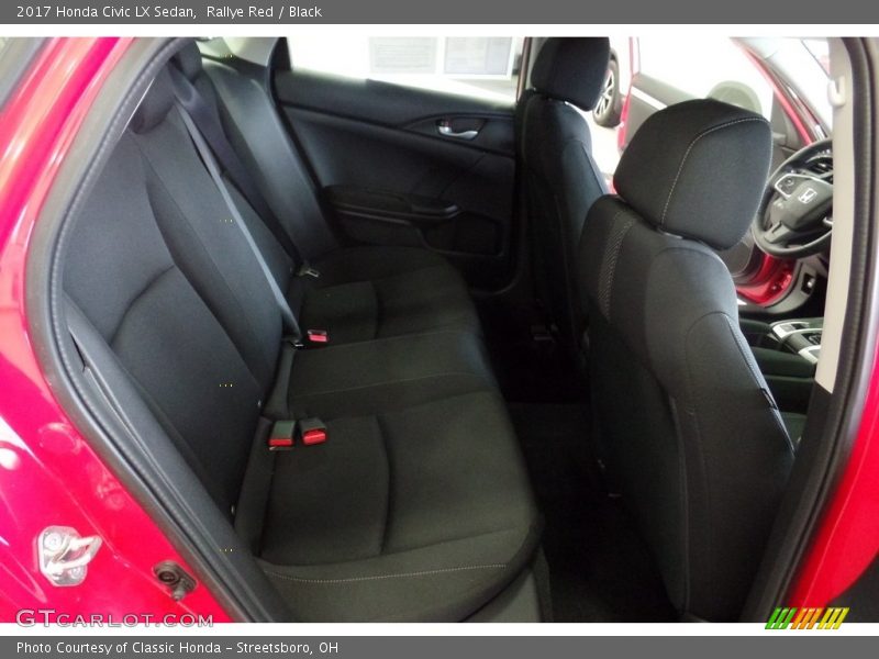 Rallye Red / Black 2017 Honda Civic LX Sedan