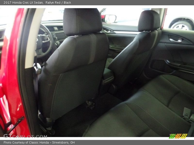 Rallye Red / Black 2017 Honda Civic LX Sedan