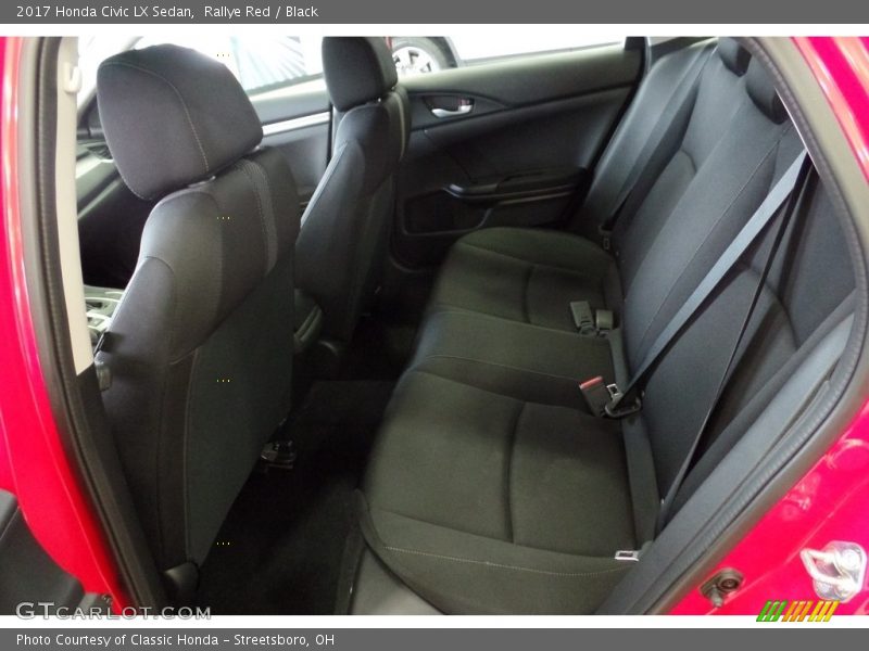 Rallye Red / Black 2017 Honda Civic LX Sedan