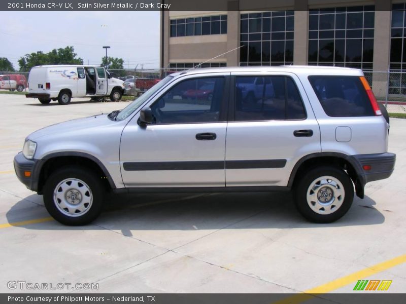 Satin Silver Metallic / Dark Gray 2001 Honda CR-V LX