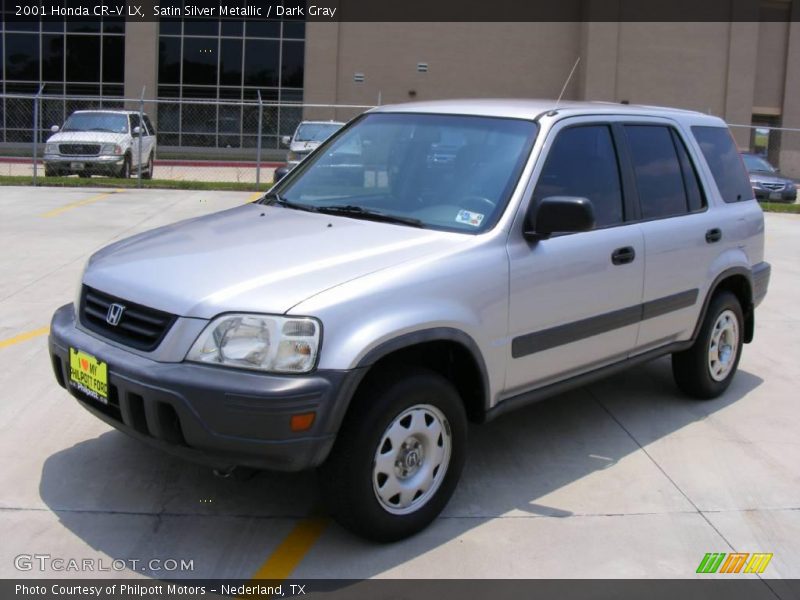 Satin Silver Metallic / Dark Gray 2001 Honda CR-V LX