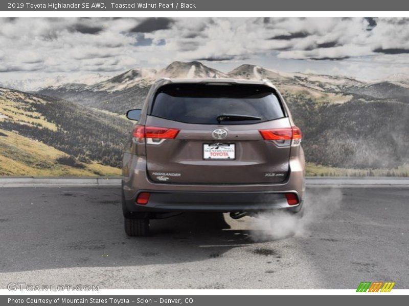 Toasted Walnut Pearl / Black 2019 Toyota Highlander SE AWD