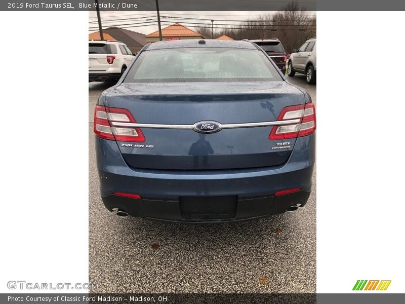 Blue Metallic / Dune 2019 Ford Taurus SEL