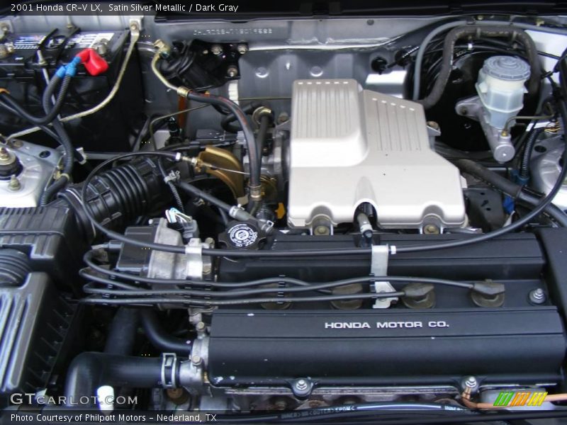 Satin Silver Metallic / Dark Gray 2001 Honda CR-V LX