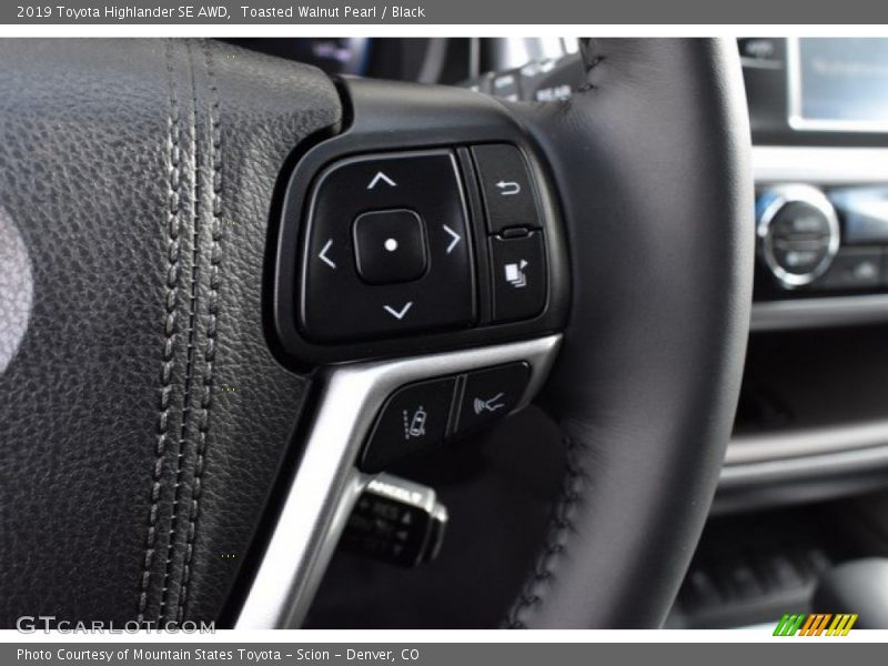 Toasted Walnut Pearl / Black 2019 Toyota Highlander SE AWD