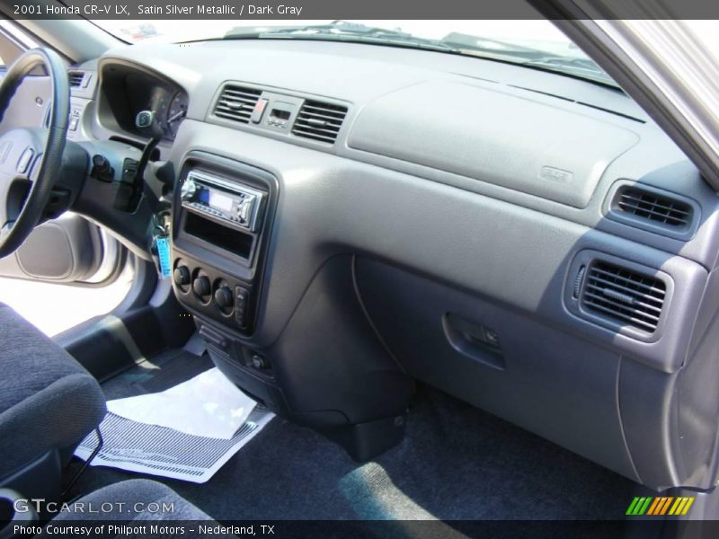 Satin Silver Metallic / Dark Gray 2001 Honda CR-V LX