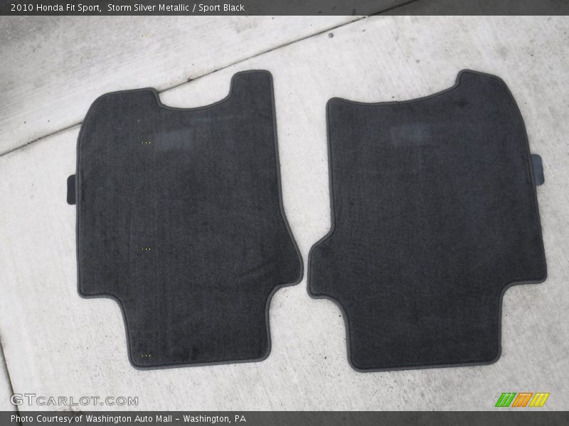 Storm Silver Metallic / Sport Black 2010 Honda Fit Sport