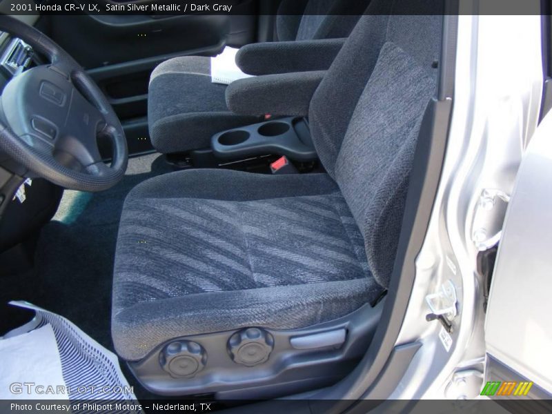 Satin Silver Metallic / Dark Gray 2001 Honda CR-V LX