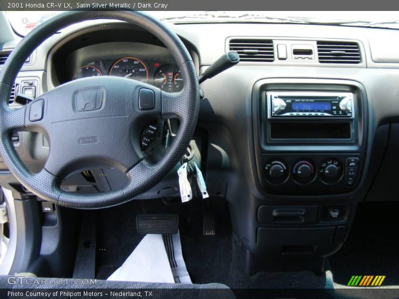 Satin Silver Metallic / Dark Gray 2001 Honda CR-V LX