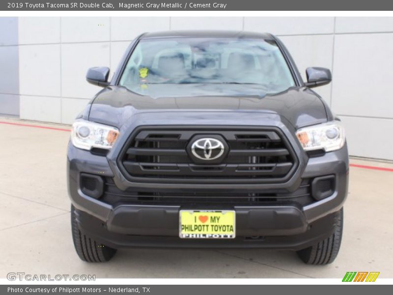 Magnetic Gray Metallic / Cement Gray 2019 Toyota Tacoma SR Double Cab