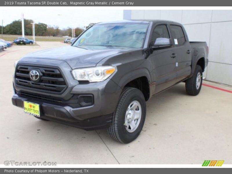 Magnetic Gray Metallic / Cement Gray 2019 Toyota Tacoma SR Double Cab